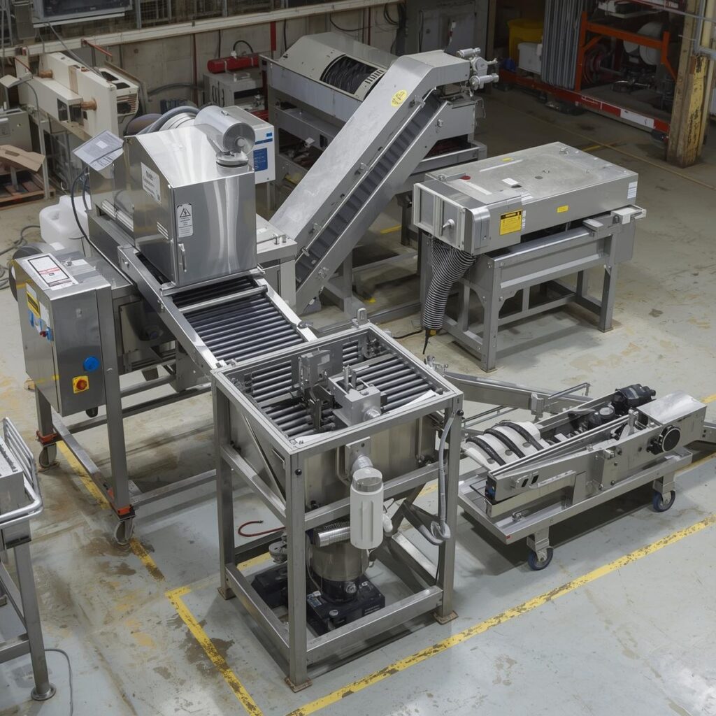 i want to photo of mult machine like this ribon blender, belt conveyor, screw conveyor, vibro shifter